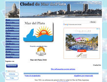 Tablet Screenshot of ciudaddemardelplata.com